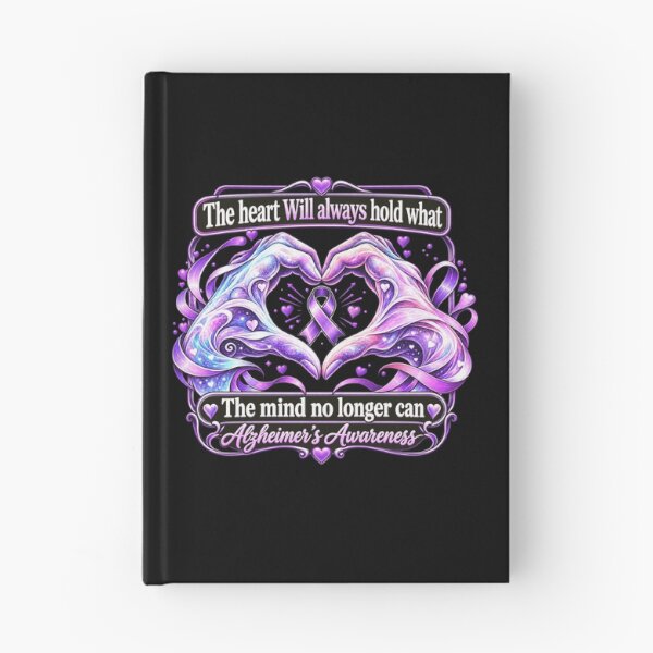 Item preview, The Heart Will Always Hold What The Mind No Longer Can Alzheimer's Awareness Caregiver Support designed and sold by FolkGraphics.