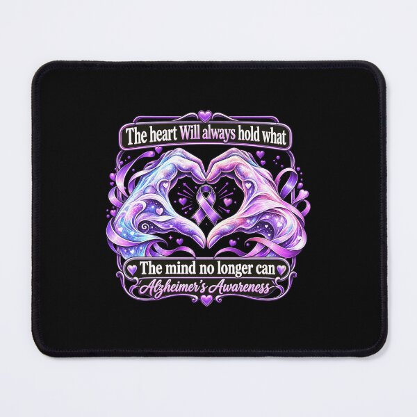 Item preview, The Heart Will Always Hold What The Mind No Longer Can Alzheimer's Awareness Caregiver Support designed and sold by FolkGraphics.