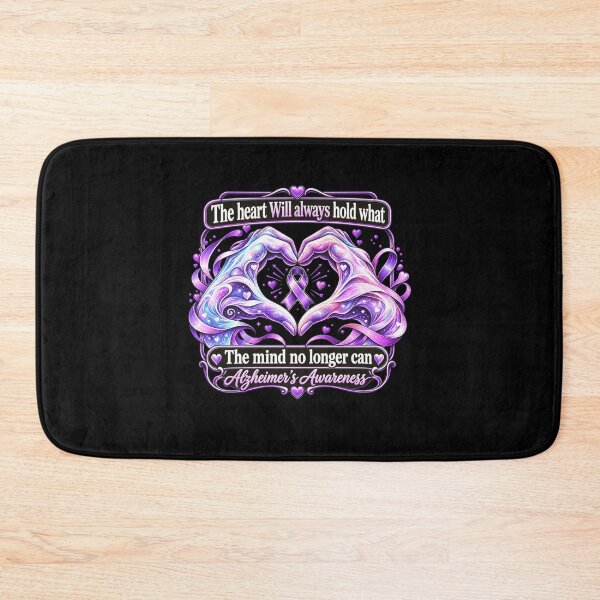 Item preview, The Heart Will Always Hold What The Mind No Longer Can Alzheimer's Awareness Caregiver Support designed and sold by FolkGraphics.