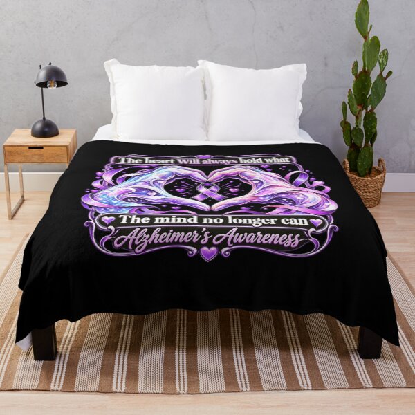 Item preview, The Heart Will Always Hold What The Mind No Longer Can Alzheimer's Awareness Caregiver Support designed and sold by FolkGraphics.