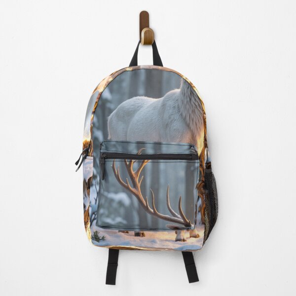 Item preview, Mirror of the Stag - Mystic Forest Portal Fantasy Art designed and sold by nhk999.
