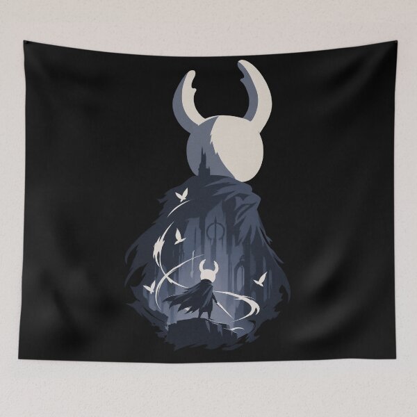 Item preview, The Knight Silhouette Poster – Hollow Knight Indie Game Art designed and sold by · GAMING SOUL ·.