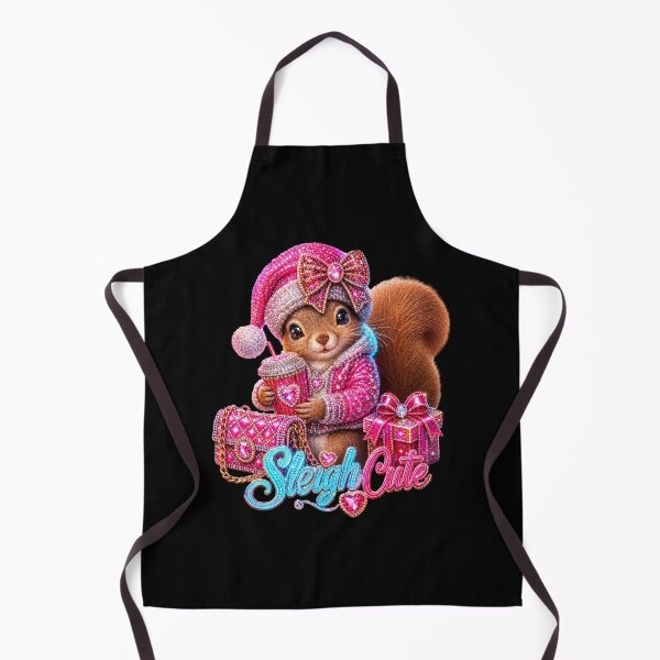 Item preview, Glam Christmas Squirrel Girl designed and sold by SeasonalChic.