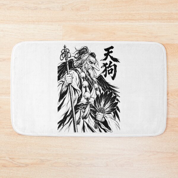 Item preview, Fierce Japanese Tengu Ink Portrait designed and sold by bapupa.