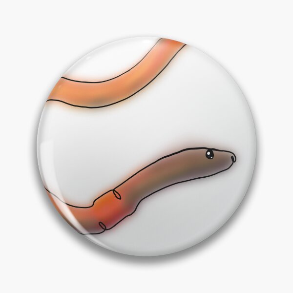 Item preview, Wilson the Worm – animalz designed and sold by Ashley’sAnimalz.