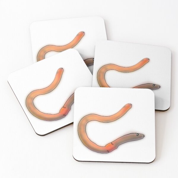 Item preview, Wilson the Worm – animalz designed and sold by Ashley’sAnimalz.