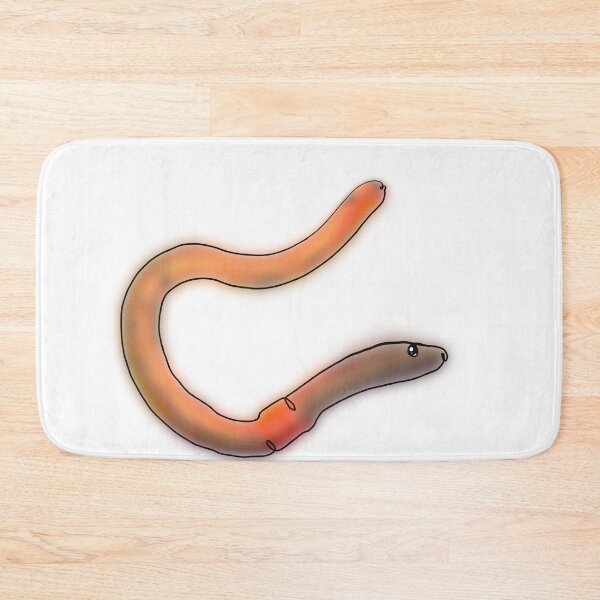 Item preview, Wilson the Worm – animalz designed and sold by Ashley’sAnimalz.
