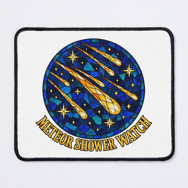 Item preview, Meteor Shower Watch Stained Glass Night Sky designed and sold by Chase The Trend.