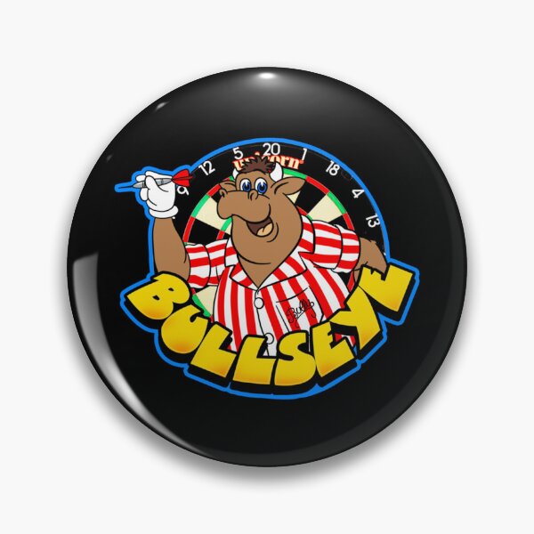 Item preview, Retro Cartoon Bullseye Dart Board Game Mascot designed and sold by lillianh10.