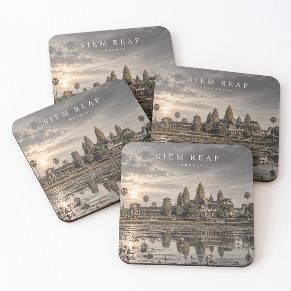 Item preview, Siem Reap Cinematic Monochrome City Artwork designed and sold by MichaeIRellov.