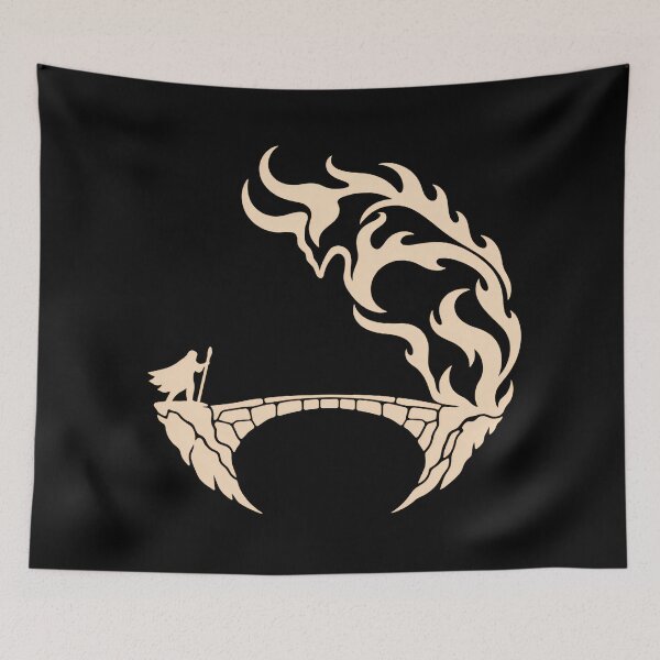 Item preview, Flame Against the Bridge Minimal Fantasy Seal designed and sold by agearb.