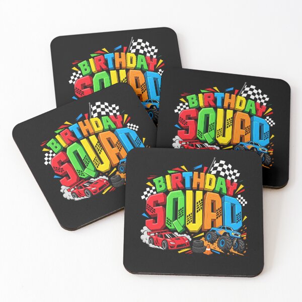 Item preview, Birthday Squad Race Car Racing Kids designed and sold by ShirTomDesigns.