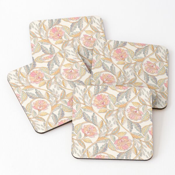 Item preview, Floral Chintz in Pale Romantic Pastels  designed and sold by micklyn.
