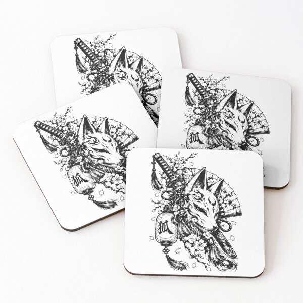 Item preview, Japanese Kitsune Mask and Sakura Relics designed and sold by bapupa.