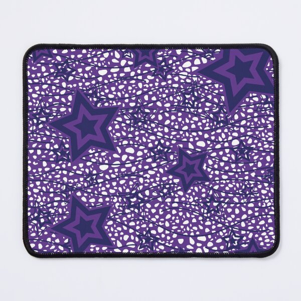Item preview, Star print fabric – Bogolan purple pattern designed and sold by Wolagno.