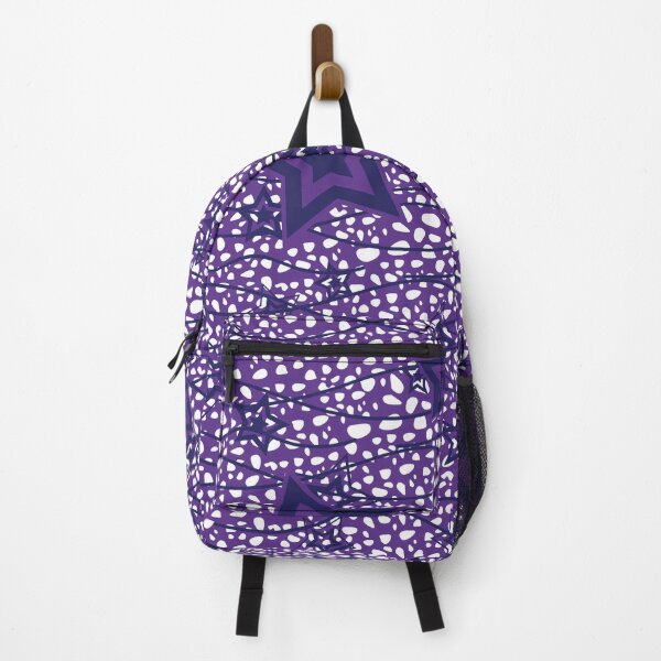 Item preview, Star print fabric – Bogolan purple pattern designed and sold by Wolagno.