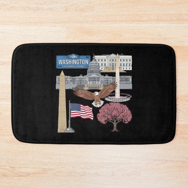 Item preview, Washington Monument Souvenir USA Flag Capitol Washington designed and sold by DSWShirts.