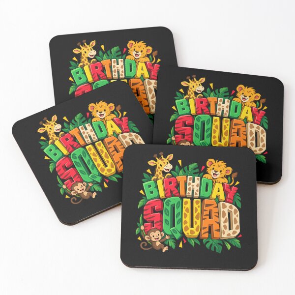 Item preview, Birthday Squad Safari Animals Love Jungle designed and sold by ShirTomDesigns.