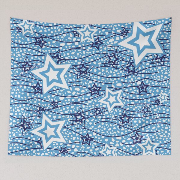 Item preview, Star print fabric – Bogolan patterns designed and sold by Wolagno.
