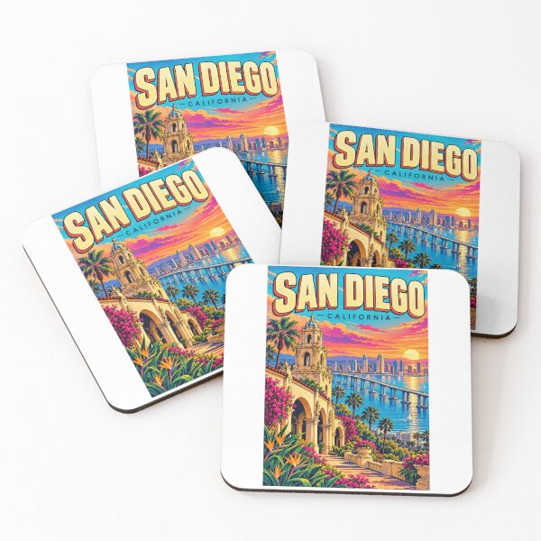Item preview, San Diego - California  designed and sold by GoodOldVintage.