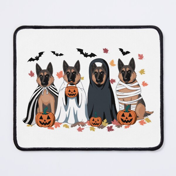 Item preview, Halloween German Shepherd Dogs Ghost Mummy Costumes Pumpkins designed and sold by elisarasada.