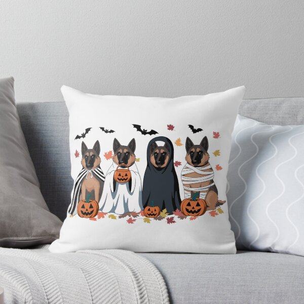 Item preview, Halloween German Shepherd Dogs Ghost Mummy Costumes Pumpkins designed and sold by elisarasada.