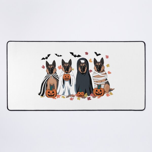 Item preview, Halloween German Shepherd Dogs Ghost Mummy Costumes Pumpkins designed and sold by elisarasada.