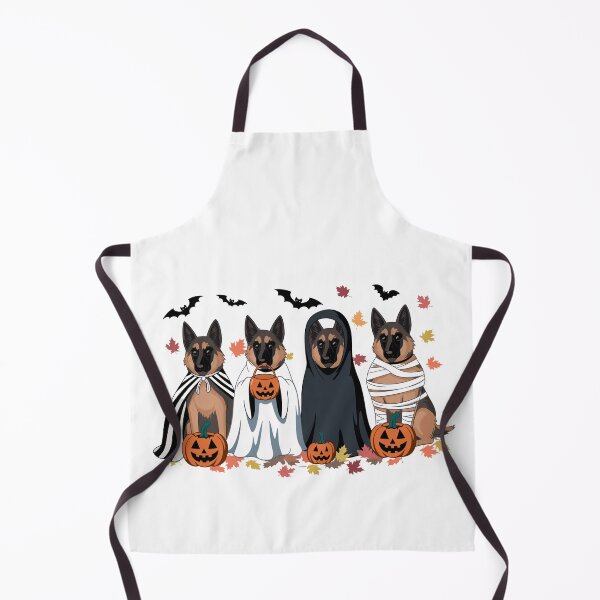Item preview, Halloween German Shepherd Dogs Ghost Mummy Costumes Pumpkins designed and sold by elisarasada.