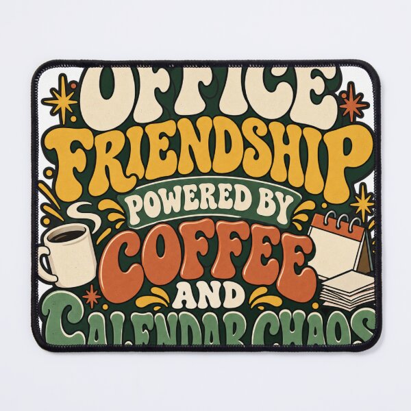 Aperçu de l'œuvre Office Friendship Coffee Calendar Chaos - Coworker Gift créée et vendue par aseel9.