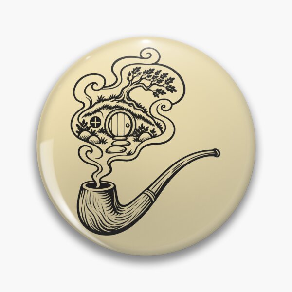 Item preview, Home Is in the Smoke Round Door Illustration designed and sold by agearb.