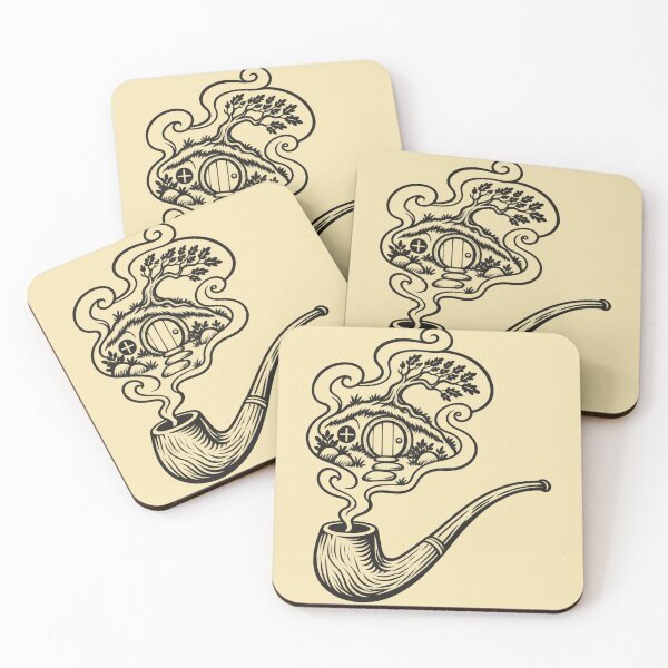 Item preview, Home Is in the Smoke Round Door Illustration designed and sold by agearb.