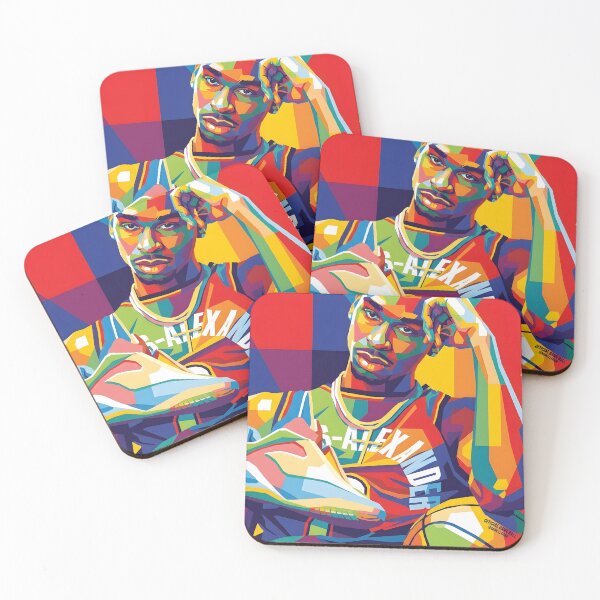 Artikelvorschau, Shai Gilgeous Alexander Pop Art entworfen und verkauft von Zamziri.
