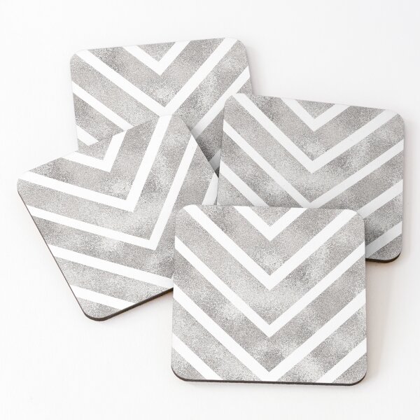 Item preview, Silver Chevron Pattern designed and sold by cadinera.