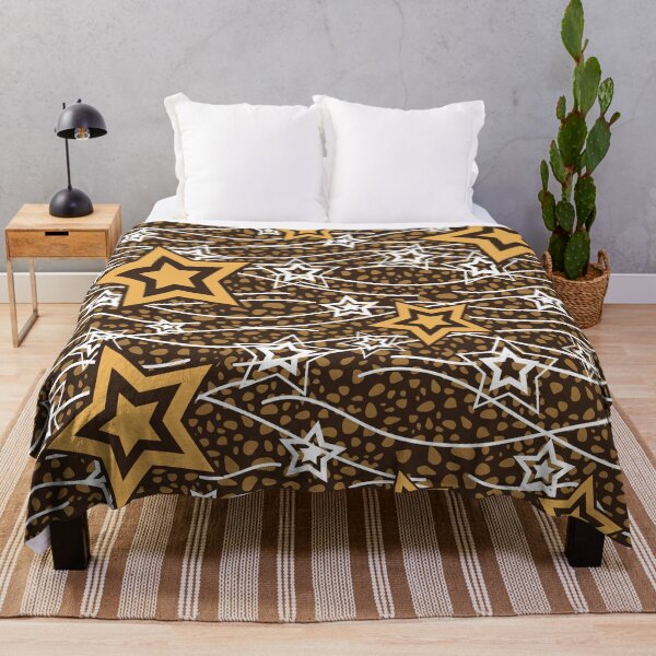 Item preview, Star print fabric – Bogolan patterns designed and sold by Wolagno.