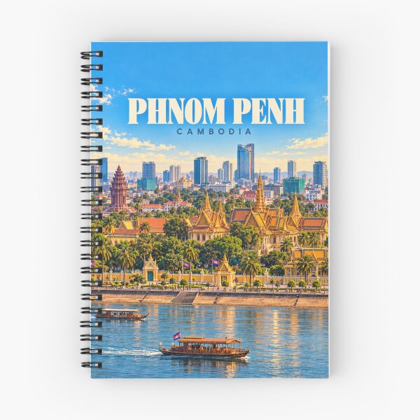 Item preview, Phnom Penh Vintage Cambodian City Art designed and sold by MichaeIRellov.