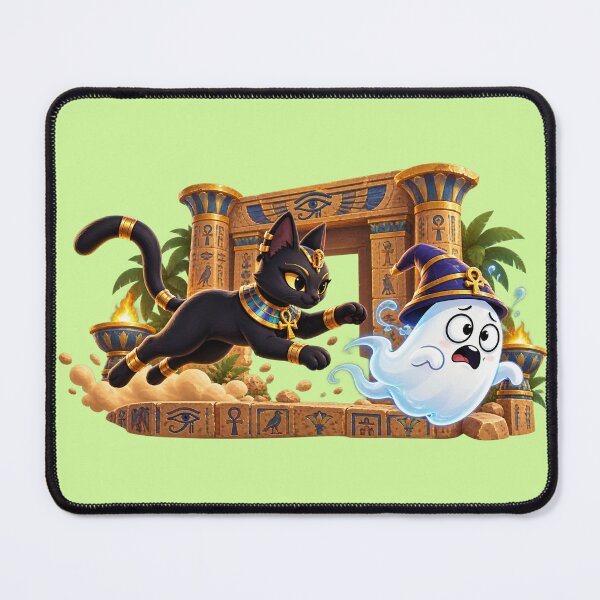 Item preview, Pharaoh’s Haunted Temple – Halloween in Ancient Egypt designed and sold by NEFERSIGN.