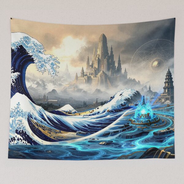 Item preview, Great Wave designed and sold by PixelCraftsman.