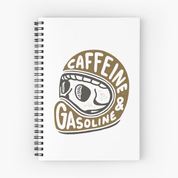 Item preview, Vintage Cafe Racer Motorcycle Helmet Coffee Typography designed and sold by kristiehaaw.