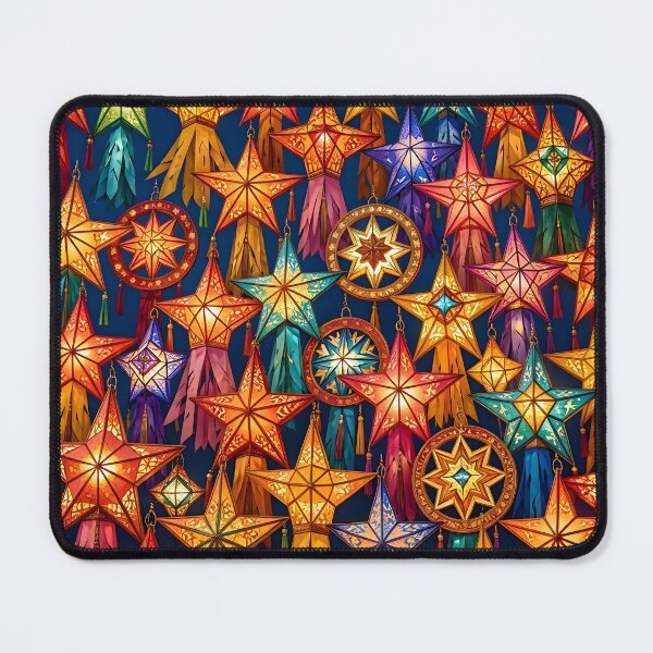 Item preview, Vibrant Filipino Parol Lanterns Colorful Christmas Stars designed and sold by Sybille-Yates.