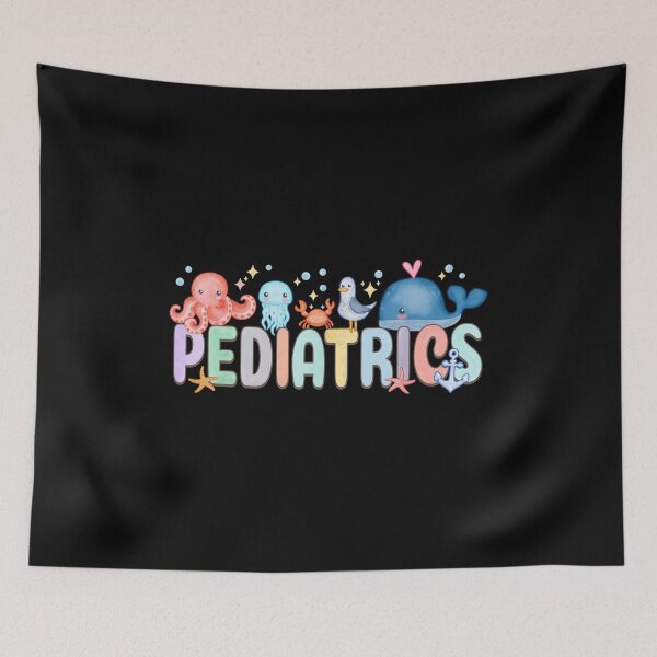 Item preview, Cute Sea Creature Pediatrics Sea Life designed and sold by RubenCreative.