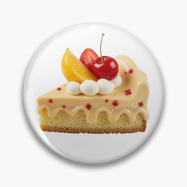 Item preview, Sweet Fruit Topped Sponge Cake Slice designed and sold by deisgnsbyshane.