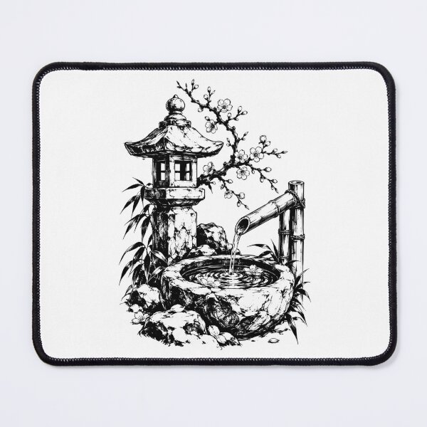 Item preview, Japanese Sumi-e Zen Garden designed and sold by bapupa.