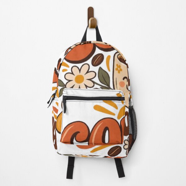 Item preview, Coffee & Good Vibes Retro Floral Coffee Lover Design designed and sold by TibbuTees.