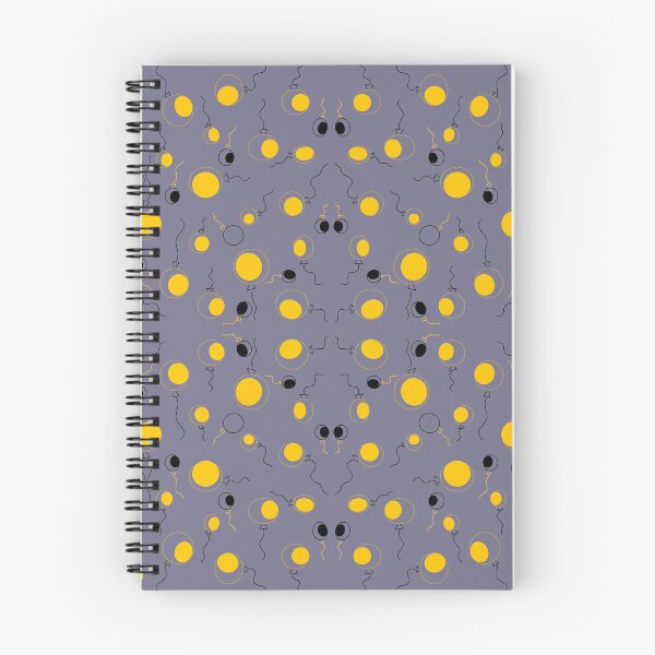 Item preview, Abstract blue and yellow dotty pattern art  designed and sold by Bywithrose instant studio.