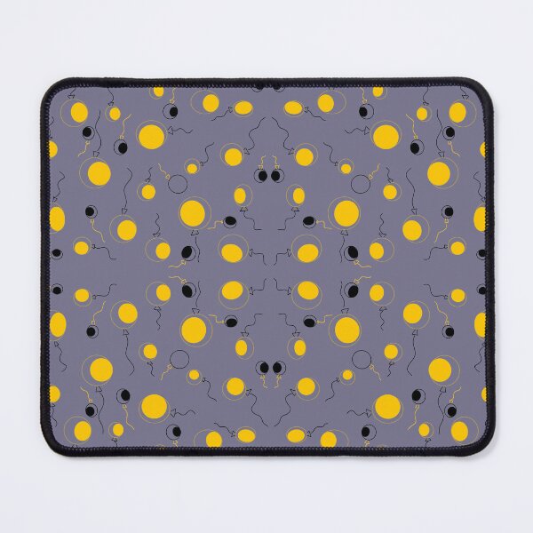 Item preview, Abstract blue and yellow dotty pattern art designed and sold by Bywithrose instant studio.