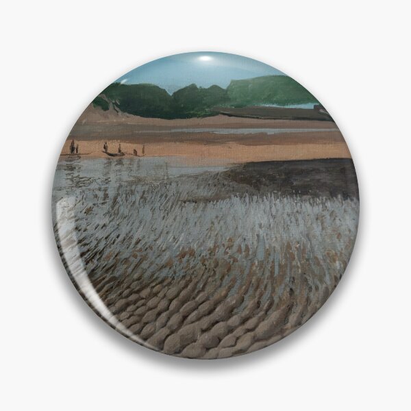 Item preview, Bude, Summerleaze Beach Sand Sculpted by Water, from a painting by Mary Alice Green designed and sold by maryalicegreen.