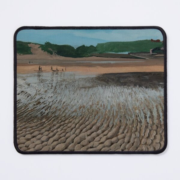 Item preview, Bude, Summerleaze Beach Sand Sculpted by Water, from a painting by Mary Alice Green designed and sold by maryalicegreen.