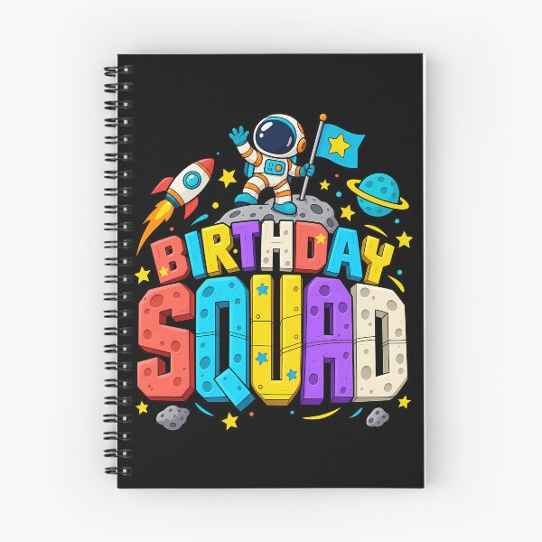 Item preview, Birthday Squad Astronaut Kids Birthday designed and sold by ShirTomDesigns.