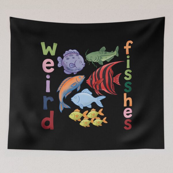 Item preview, Weird Fishes Cute Colorful Fish designed and sold by brookegentryen.