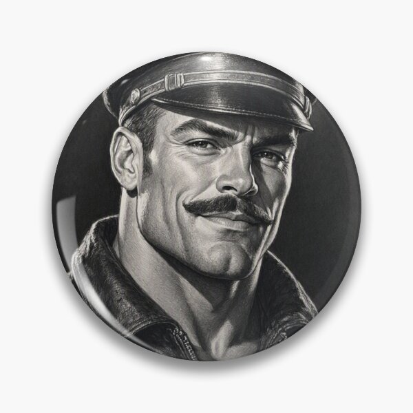 Item preview, 1940s Vintage Leather Biker Daddy Gay Leather Art Design designed and sold by ItsAKinkThing.